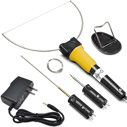 5-in-1 Cordless Electric Hot Foam Cutter – 550°C Fast Heat, USB Rechargeable, 4 Interchangeable Tips For Styrofoam, EPS & EVA Crafting