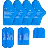 SuzziPad Replacement Ice Gel Packs for Cold Therapy(10-Piece Set), Blue, S | Reusable Cooling Gel Packs Prolong Therapy Session, Removable &amp; Easy to Swap
