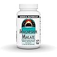 Source Naturals Magnesium Malate, Supports Muscles and Energy*, 3,750 MG per Serving - 90 Tablets