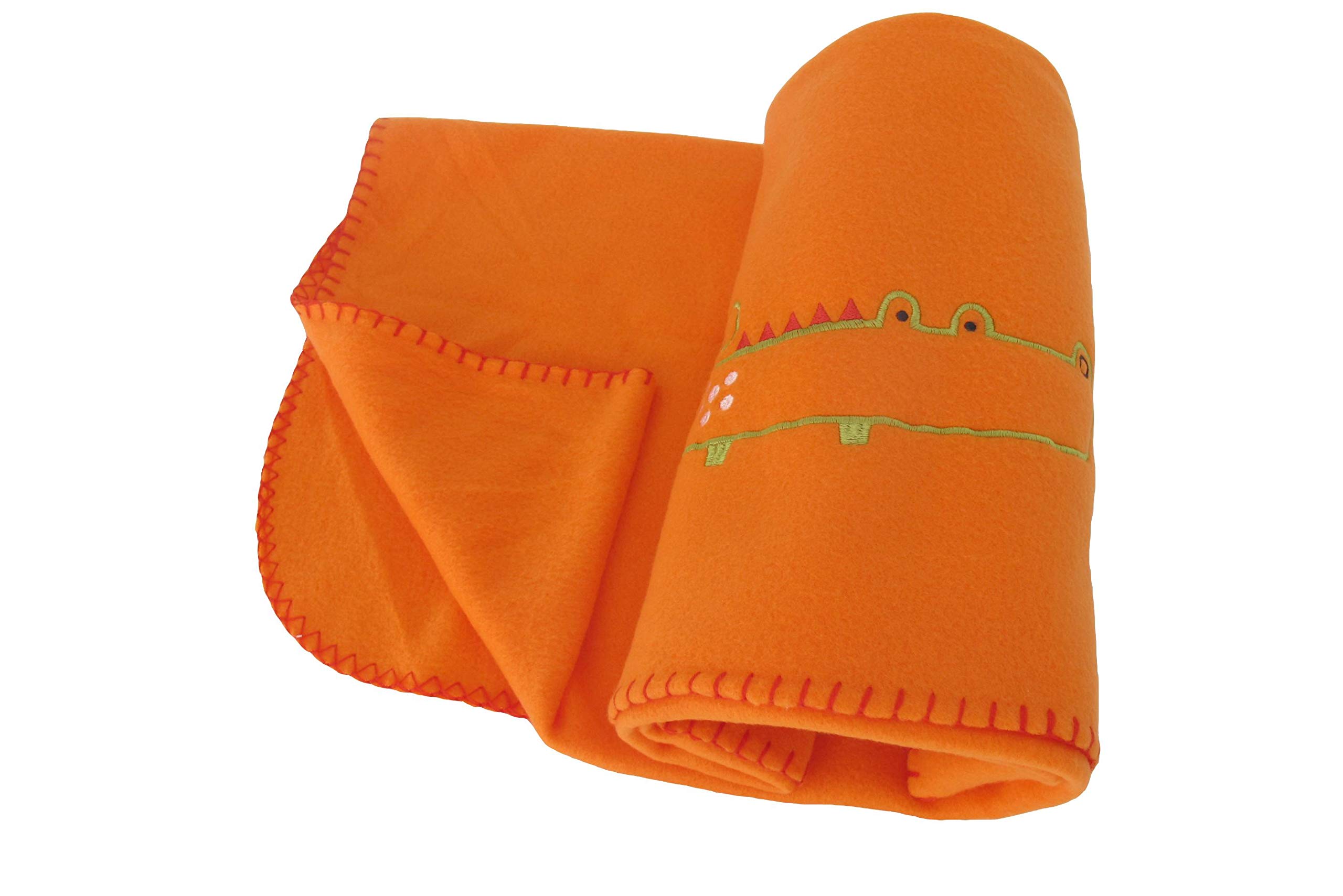 YunLong Baby Blanket Soft Comfortable Fleece, Orange Color, Bedding Blankets,100x100cm
