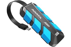 ADATA SC740 External Solid State Drive 500GB, USB 3.2 Gen2 USB-C External Portable SSD - up to 1050 MB/s