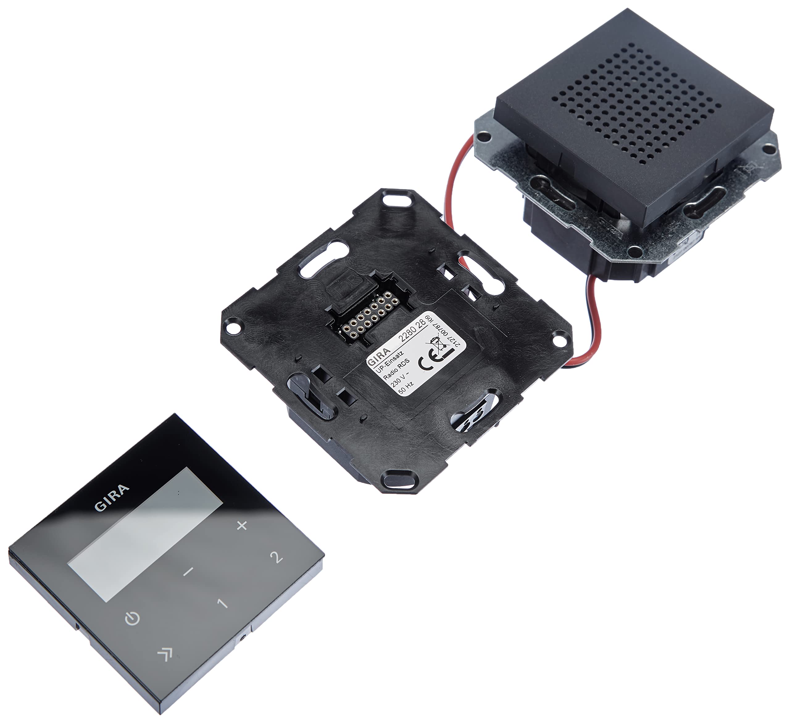 FLUSH-RDS RADIO SYSTEM 55 ANTHRACITE