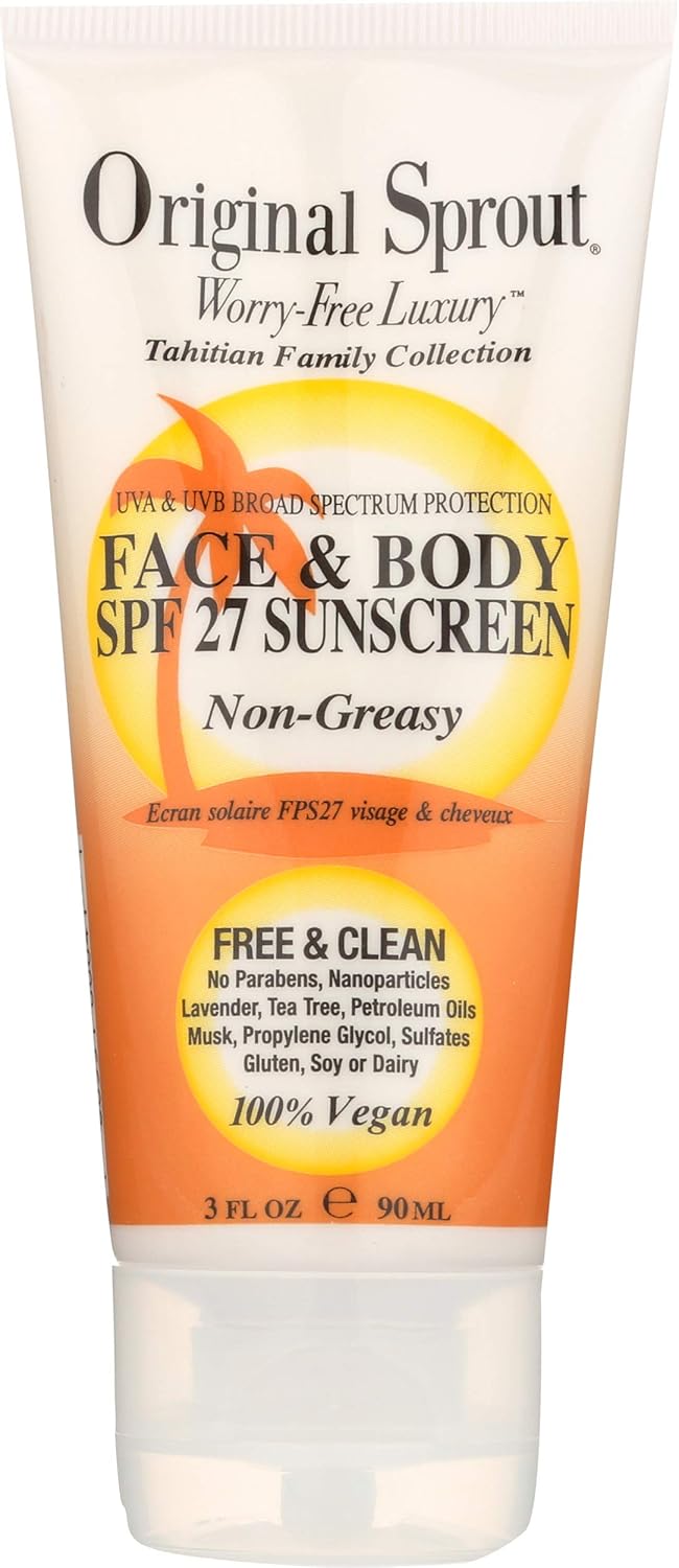 grease free sunscreen
