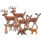 small plastic deer figurines