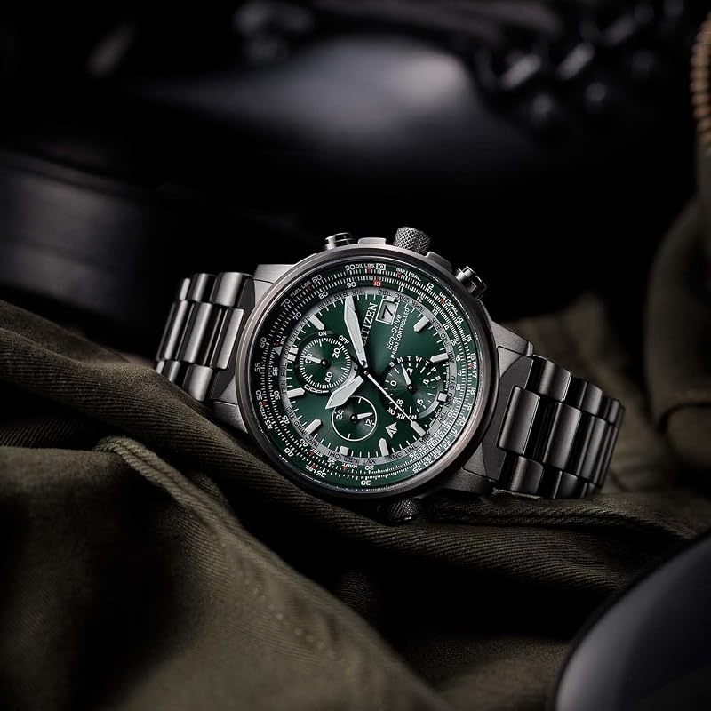 Promaster Sky Herrenuhr Edelstahl, Grün, 41 mm, AT8304-57W