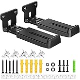 ZUOLACO Soundbar Wall Mount Bracket for Samsung, Bose, Vizio, LG, Sony, JBL, Sonos and More Sound Bar Mounts Under TV, Hold u