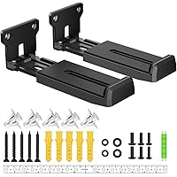 ZUOLACO Soundbar Wall Mount Bracket for Samsung, Bose, Vizio, LG, Sony, JBL, Sonos and More Sound Bar Mounts Under TV, Hold u
