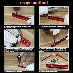 17 Pcs M12x1.5 Thread Repair Insert Kit,Thread