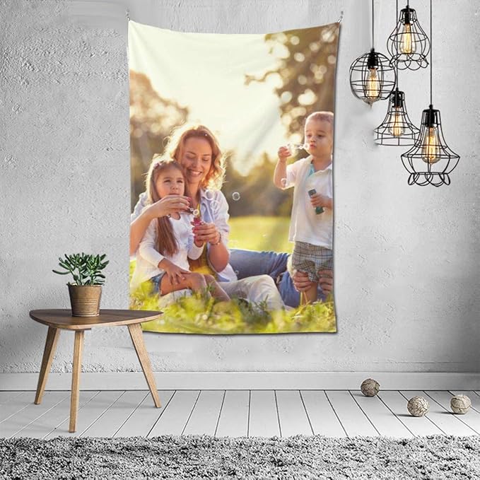 Personalized Image Wall Tapestry Customize Your Own Picture