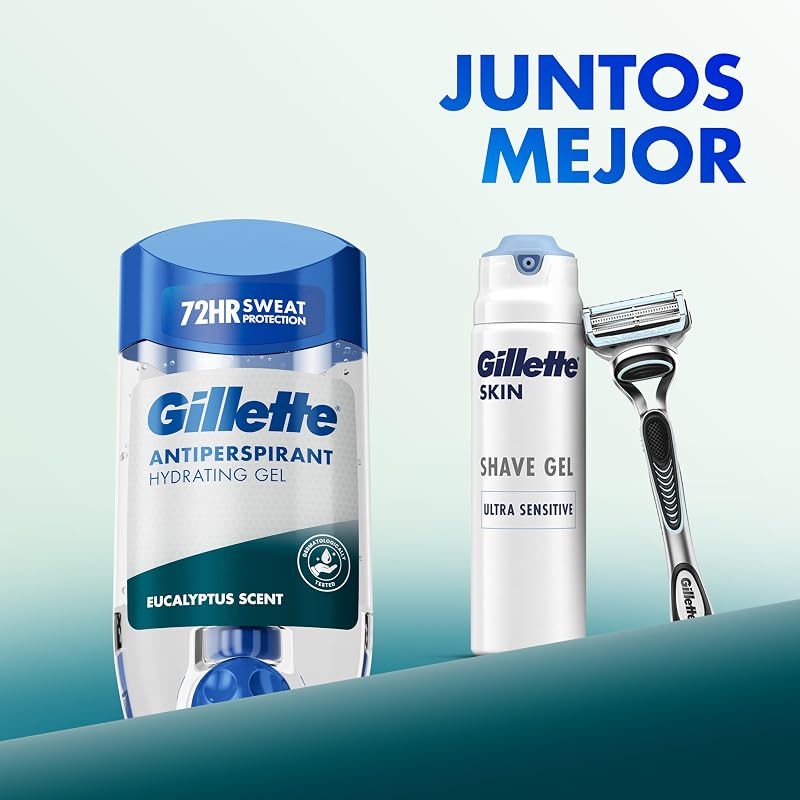 Clear Gel Eucalipto Antitranspirante Y Desodorante Hombre 6x70ml