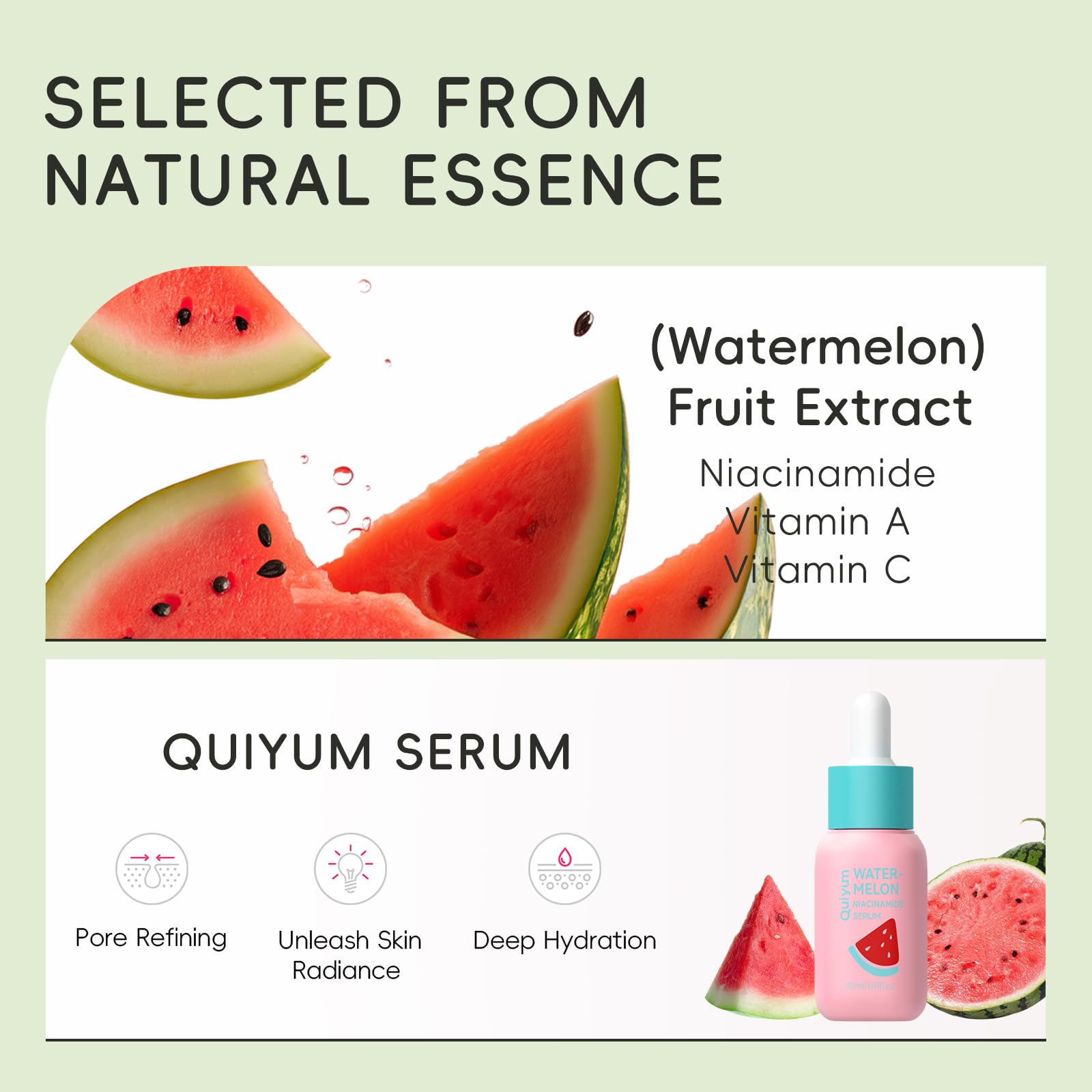 QUIYUM Fruit Skin Care Set, 5 Daily Routine Beauty Skin Care for Teens Girls - Gentle Skincare Gift Sets, Facial Care Set for Women,Travel Sets