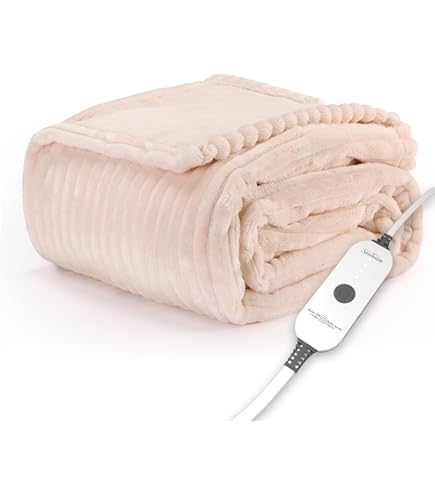 Amazon Serta Serta Heated Throw Blinking Blue Light Twin Size