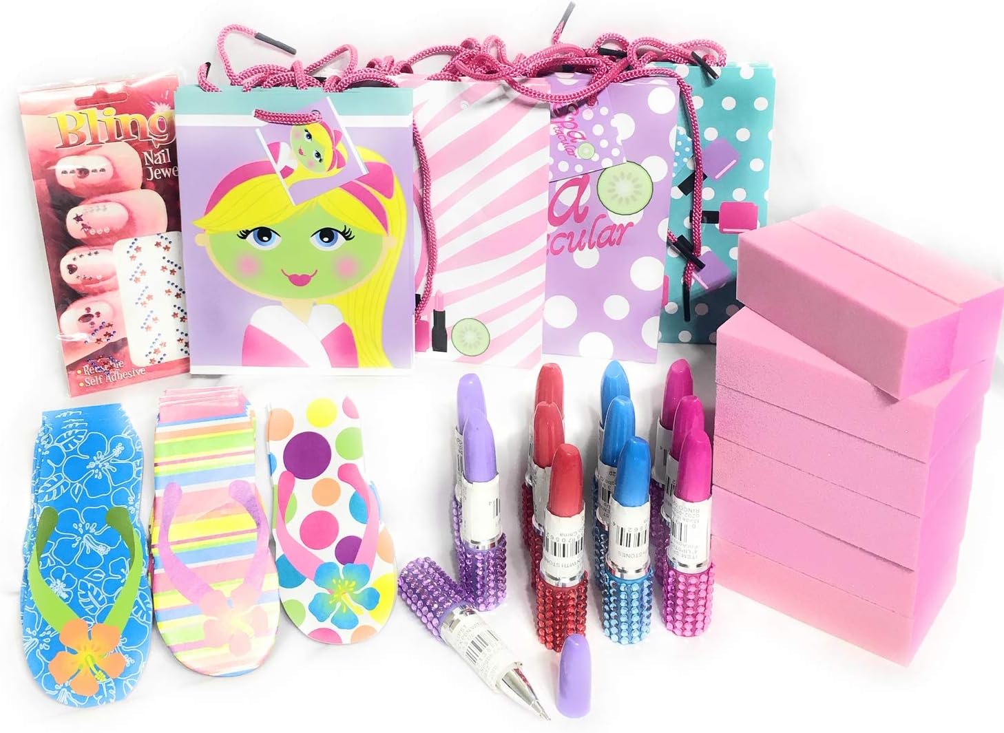 Deluxe Spa Party Supplies/Kits for 12 Teens, Adults or