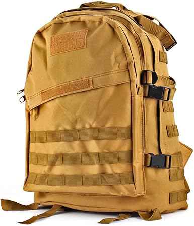 40L Molle 3D Military Tactical Backpack Rucksack Hike Camping Trekking Bag Black