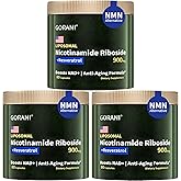 Gorani NAD+ Supplement 900MG, Nicotinamide Riboside, Liposomal Resveratrol, Quercetin (3)