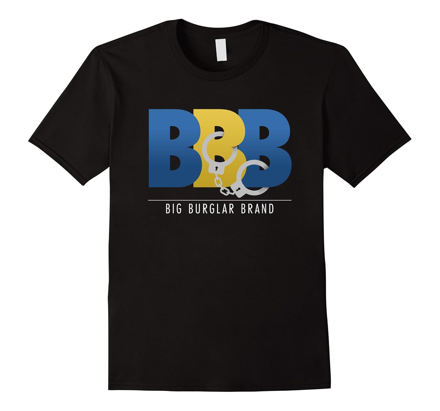 Funny Big Burglar Brand Parody Basketball Shirt-ANZ