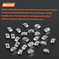 HELIFOUNER 200 Pieces 2020 Series M3 T Nuts, M3 T