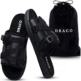 Draco DracoSlides Original Slides for Men and Women, Made from Silk with Adjustable Straps for Wide/Narrow Feet, Sandals with Arch Support &amp; Slip Resistant, Men &amp; Women Footwear
