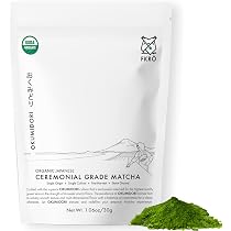 Amazon.com: FKRO Organic Ceremonial Grade Matcha Green Tea Powder ...