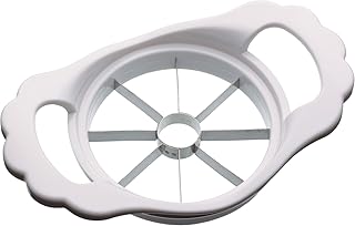 KitchenCraft Apfelentkerner und -schneider, Edelstahl/Kunststoff, Weiß, 11 cm