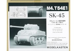 Model Kasten 1/35 M4 Sherman Tank Track T54E1 Movable Model Kit for Adults, Portable, Grey, Large, Modern, Unisex, Metal, Not