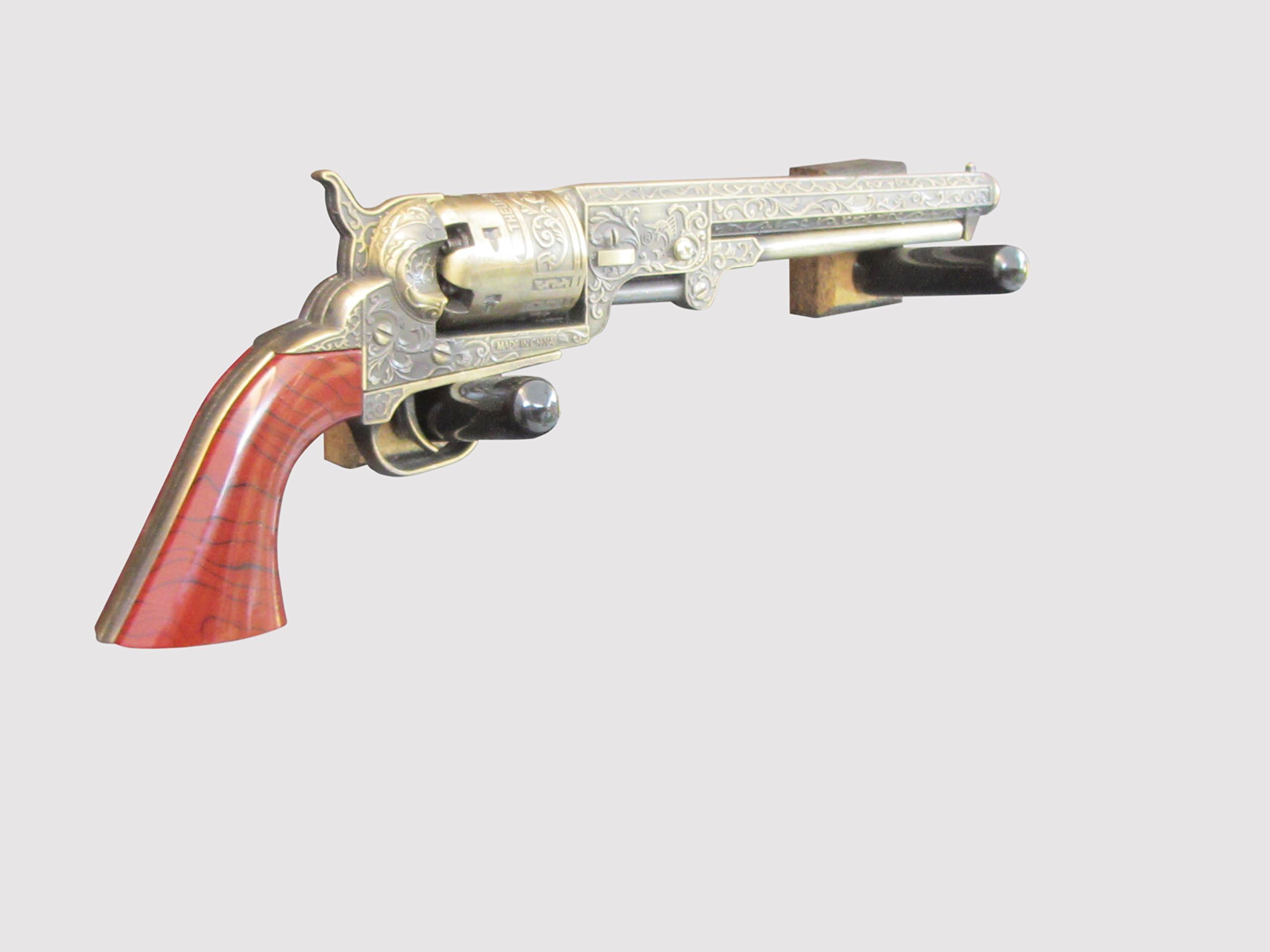 Gun Ideas Horizontal Wall Mount for a Civil War Revolver (Made in The USA)