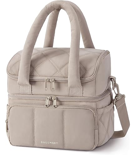 Amazon.com: TOURIT Lunch Box for Women, Double-Sided Compartment