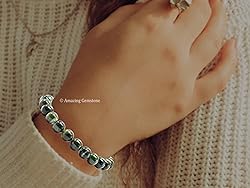 Chrome Diopside Bracelet for Women Men's Gifts