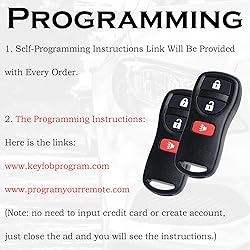 SUPALAND Keyless Entry Remote Control Key Fob
