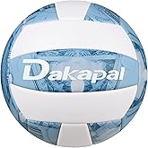 Dakapal Official Size 5 Indoor/Outdoor Competitive Volleyball, Professional Soft Volleyball (Without Pump)