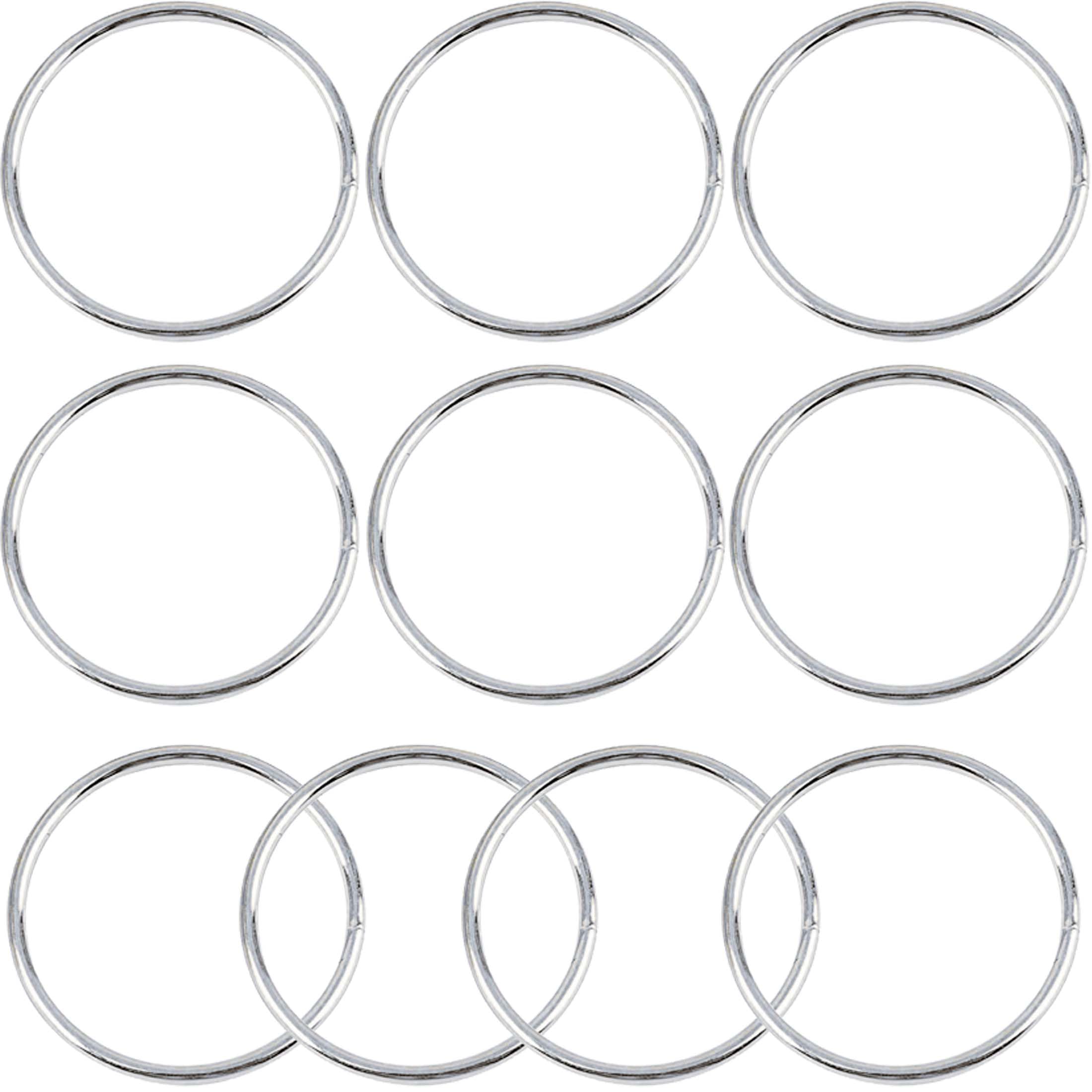 Photo 1 of 10Pcs Macrame Hoops Ring, BetterJonny 6 Inch Metal Craft Rings Hoops Silver Dream Catcher Rings Wreath Hoop Rings for Home Decorations DIY Crafts and Wall Hanging Crafts