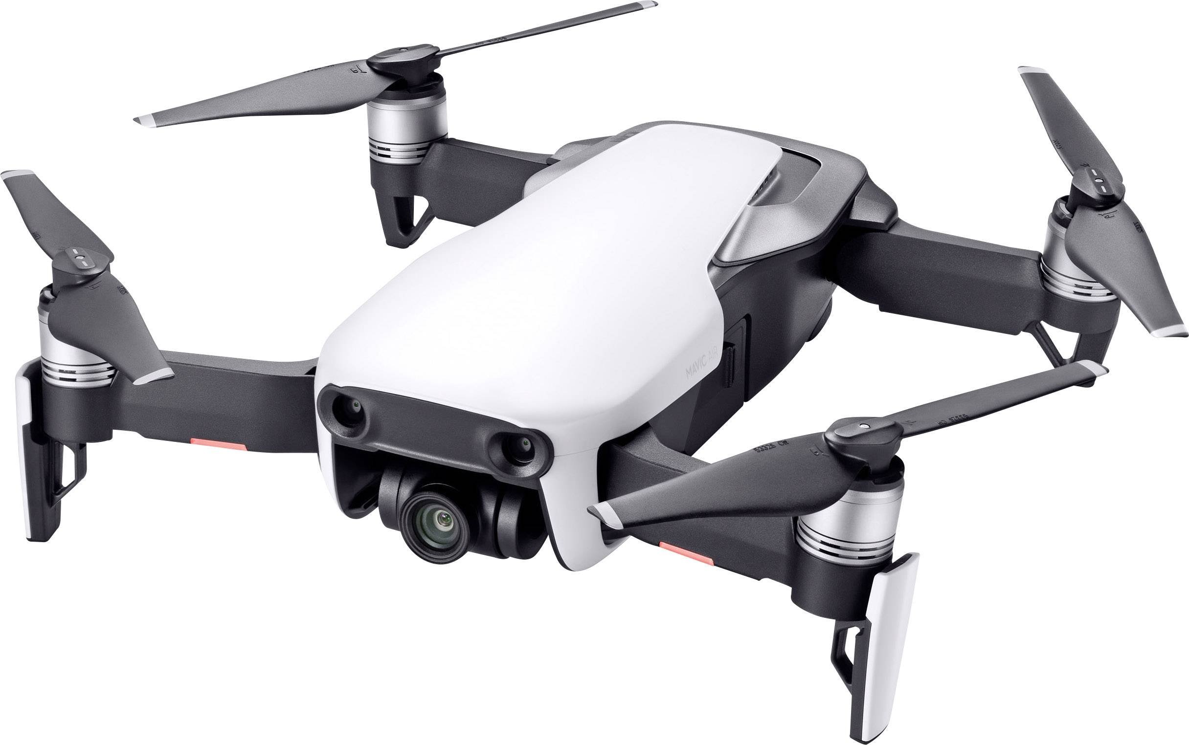 DJI Mavic Air Drone pieghevole, Video 4K Full-HD, Immagini panoramiche sferiche da 32 Megapixel, Raggio di trasmissione fino a 4 km, Bianco