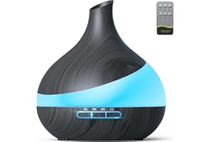 HJTHJT 500ML Essential Oil Diffuser: Aroma Diffuser with Remote Control for Hotel Spa Yoga Room