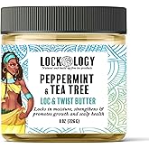 Loc Retwist Butter & Dread Wax Loc Butter For Growth - Peppermint Tea Tree All Natural & NO Build Up Loc Retwists Products by Lockology