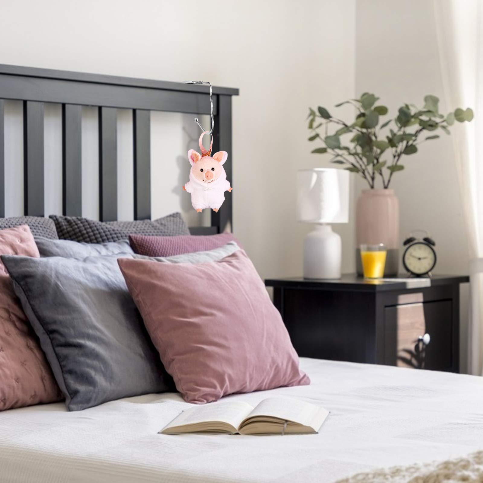 TAZEMAT 4 Stück Weihnachtsstrumpf Halter Weihnachtsstrumpf-Haken Metall quadratische Halter für Kaminsimse mit rutschfestem Design für Weihnachten Party Dekoration