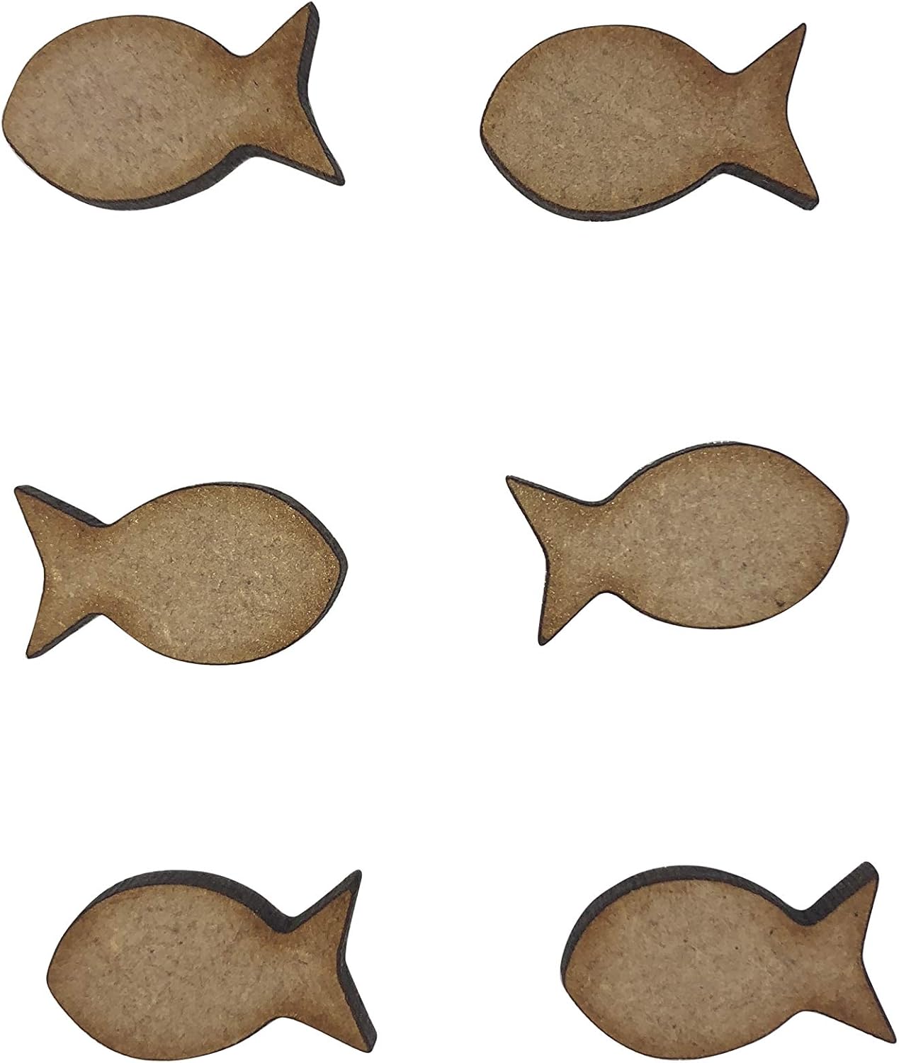 unfinished wood fish