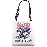 Kawaii Zodiac Sign Astrology Astrological Sign Pisces Tote Bag