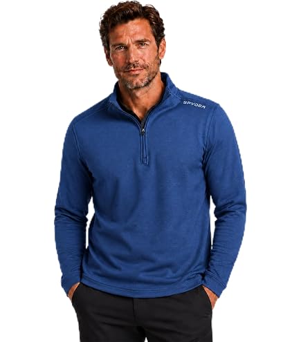 Spyder Mens Quarter Zip Pullover - Breathable UPF 30+ Lightweight