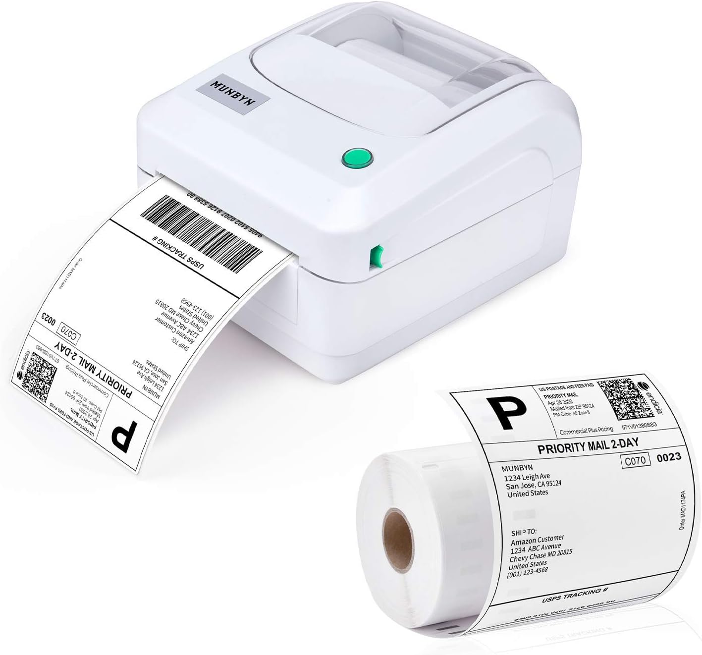 munbyn usb label printer