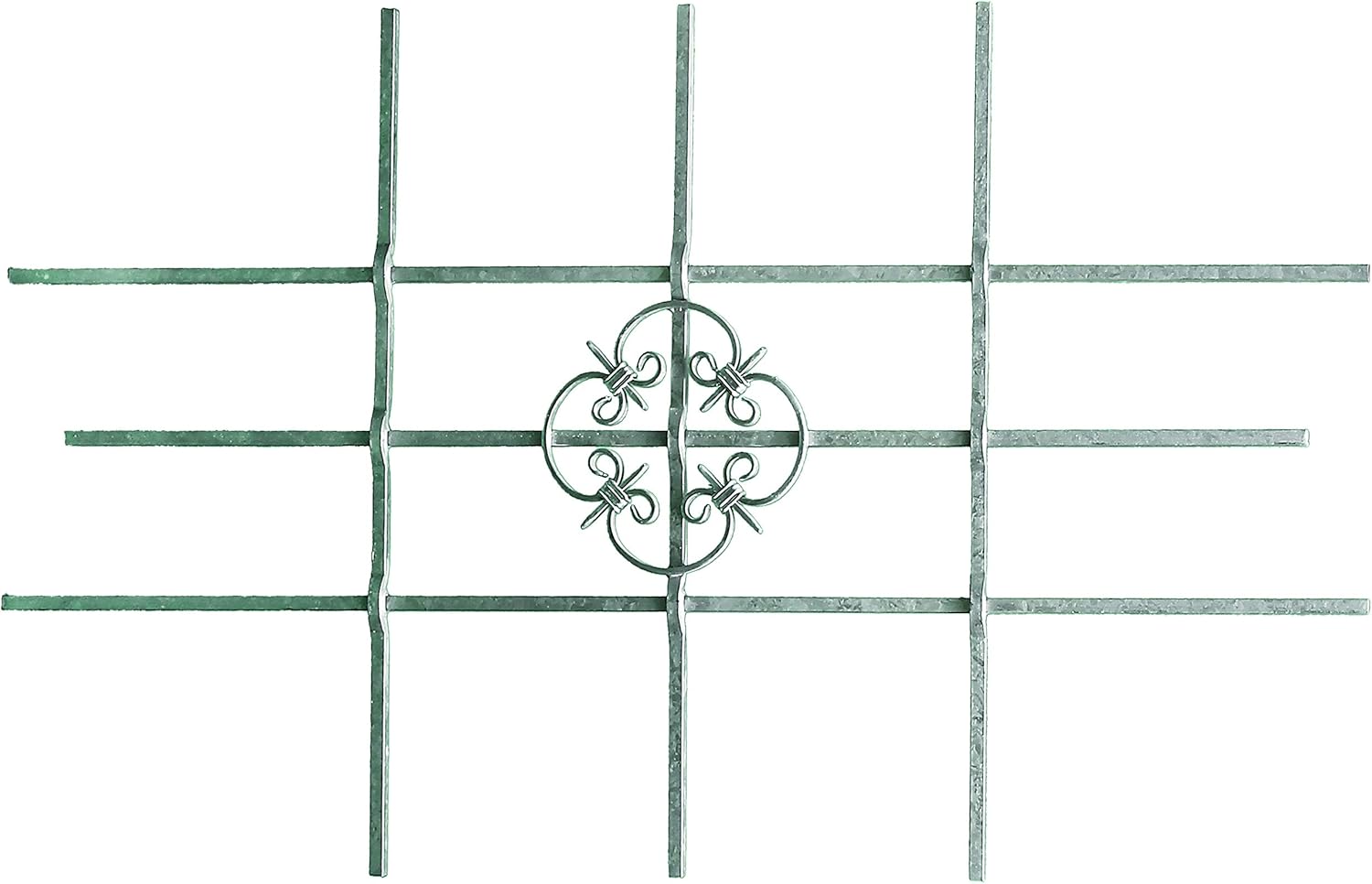 Gah-Alberts Salzburg 553548 Window Grating Hot-Dip Galvanised W 1140 x H 690 mm Can Be Shortened to 590 x 390 mm