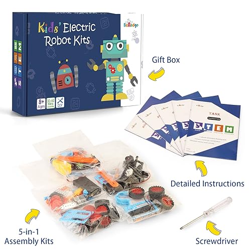 STEM Science Kits for Kids 5-7 8-12, Robotics Robot Building Car - Main Image