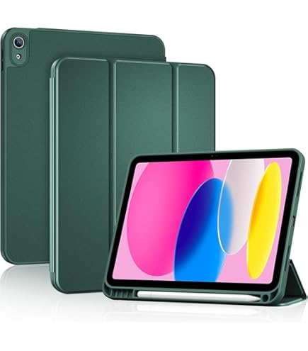 Coque IPad 11" (2025) Et IPad 10,9" (2022) - Support Réglable, Porte-stylet, Poche Carte - Couleur Marbre Rose