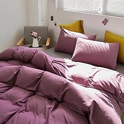 Houseri Purple Comforter Set Full Dark Purple