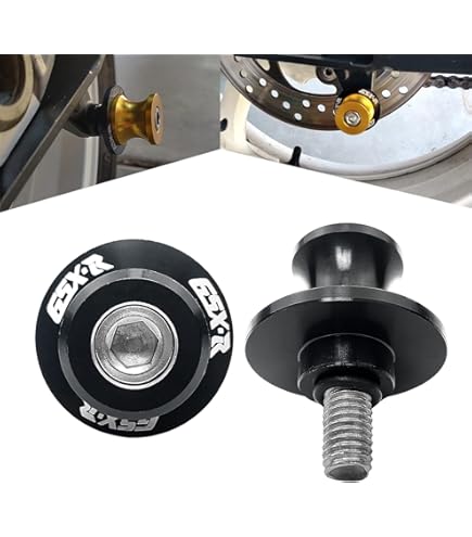 Viti Per Forcellone Moto M10x1.25 | Per Kawasaki Vulcan S 2015+ | In Alluminio CNC, Antiruggine - Foto 10