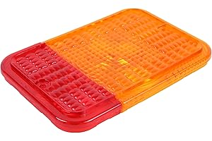 SUKATC RE70021 Red/Amber Lens Warning Taill Lens Compatible with JD 1023E 1026R 2210 2305 2320 2520 3032E 3038E 3120 3203 3320 3520 3720 4100 4110 4115 4200 4300 4400, threaded hole 112mm