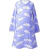 Mirawise Girls Long Sleeve Nightgowns Pajamas Sleepwear Pjs Princess Nightshirt Dress Dressing Gowns