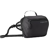 Eagle Creek Packable Hip Pack, Black | Lightweight Hip Pack for Easy Carrying, Secure Fit, Essential Accessories Storage, Hands-Free Wear Options, Strap Keepers