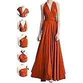 Infinity Dresses for Bridesmaids,Wedding Guest Dresses for Women,Plus Size Wrap Dress Long Maxi Convertible Multiway Dress