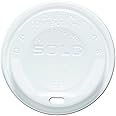 Solo LGXW2-0007 White Plastic Gourmet Dome Lid - For Trophy Plus Cups (Case of 1500)
