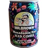 Mr. Brown Iced Coffee, Macadamia Nut, 24 - 8.12-Ounce Cans